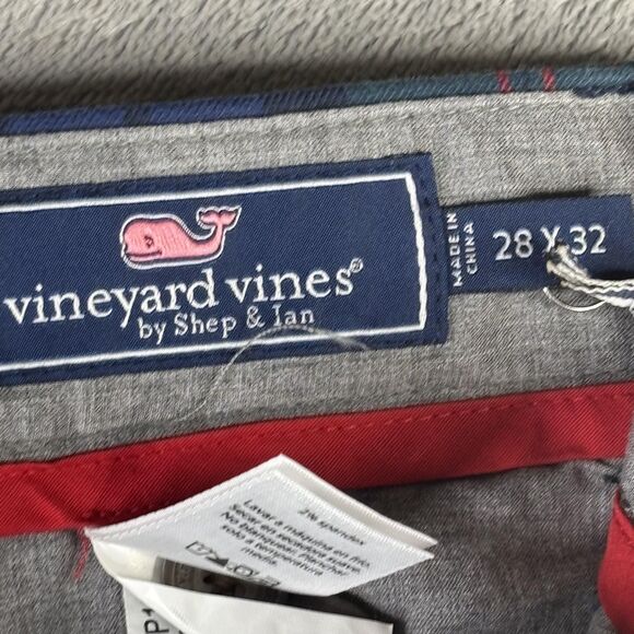 Vineyard Vines Pants Mens 28x32 Charleston Green Breaker Pant Holiday Tartan - Picture 10 of 15